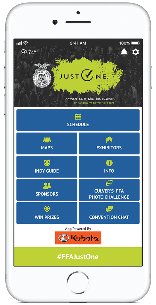 2018 App iPhone iPhone Screen FFA Convention App