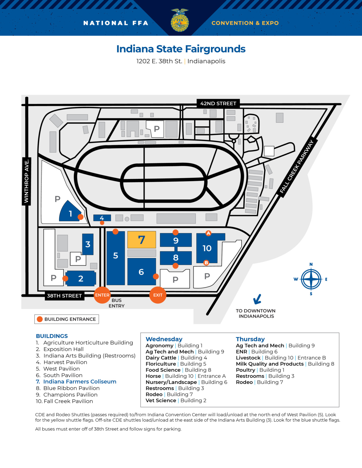 Indiana State Fairgrounds Map.pdf Maps – 98th National FFA Convention & Expo